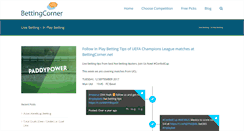 Desktop Screenshot of bettingcorner.net